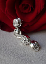 Load image into Gallery viewer, Roses Earring - Silver