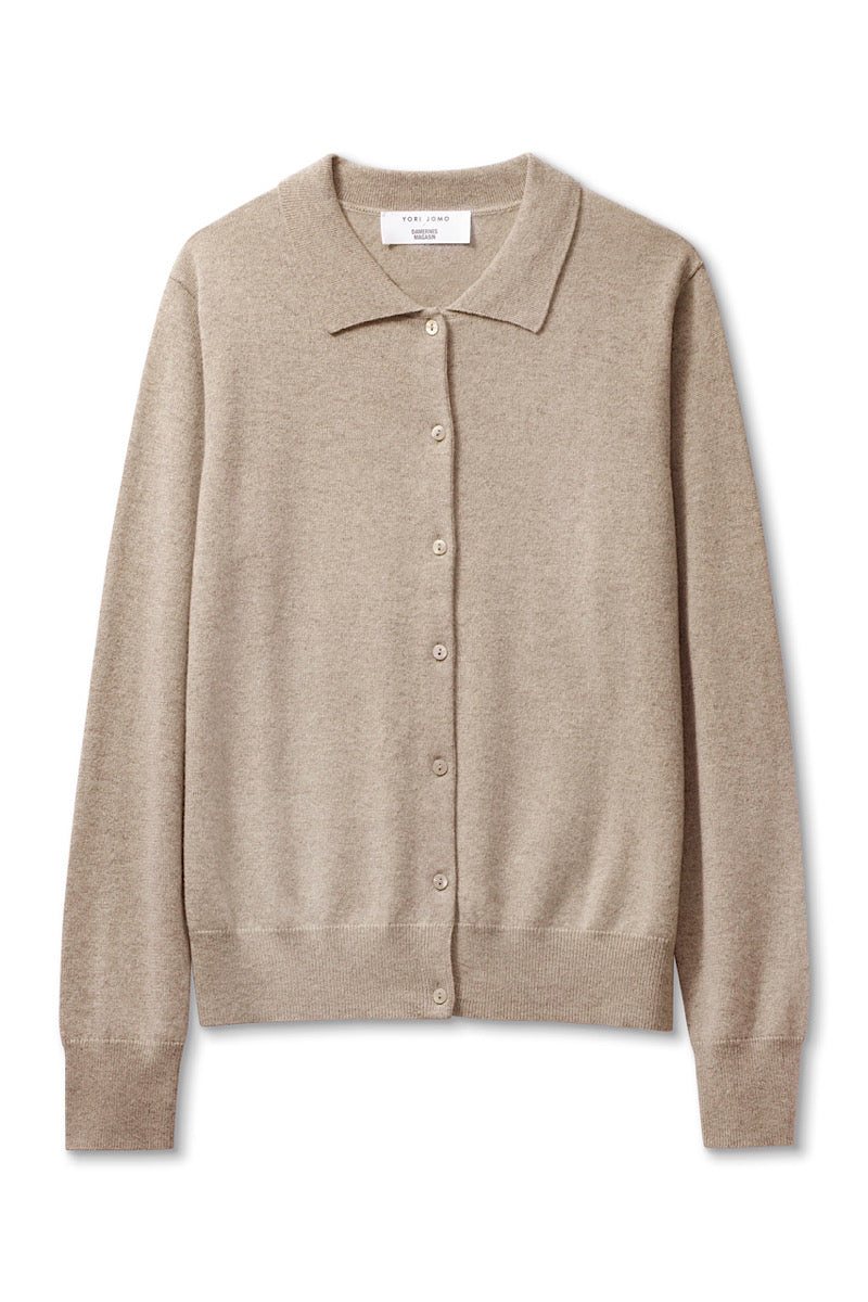 Cashmere Cardigan - Beige