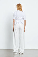 Load image into Gallery viewer, Vilde smock tee - white
