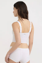 Load image into Gallery viewer, Core Icon Corset Top - White
