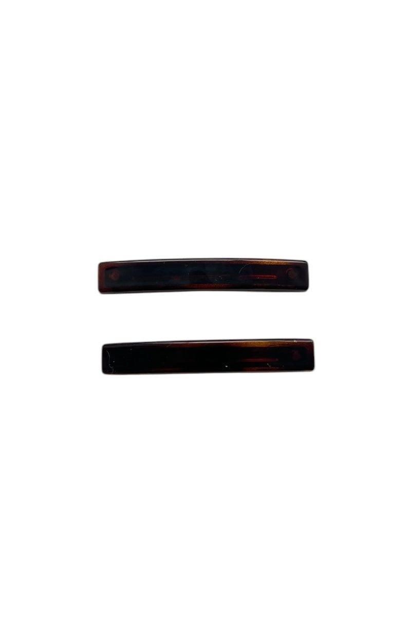 Hair clip small - Dark Brown