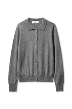 Load image into Gallery viewer, Cashmere Cardigan - Grey Melange
