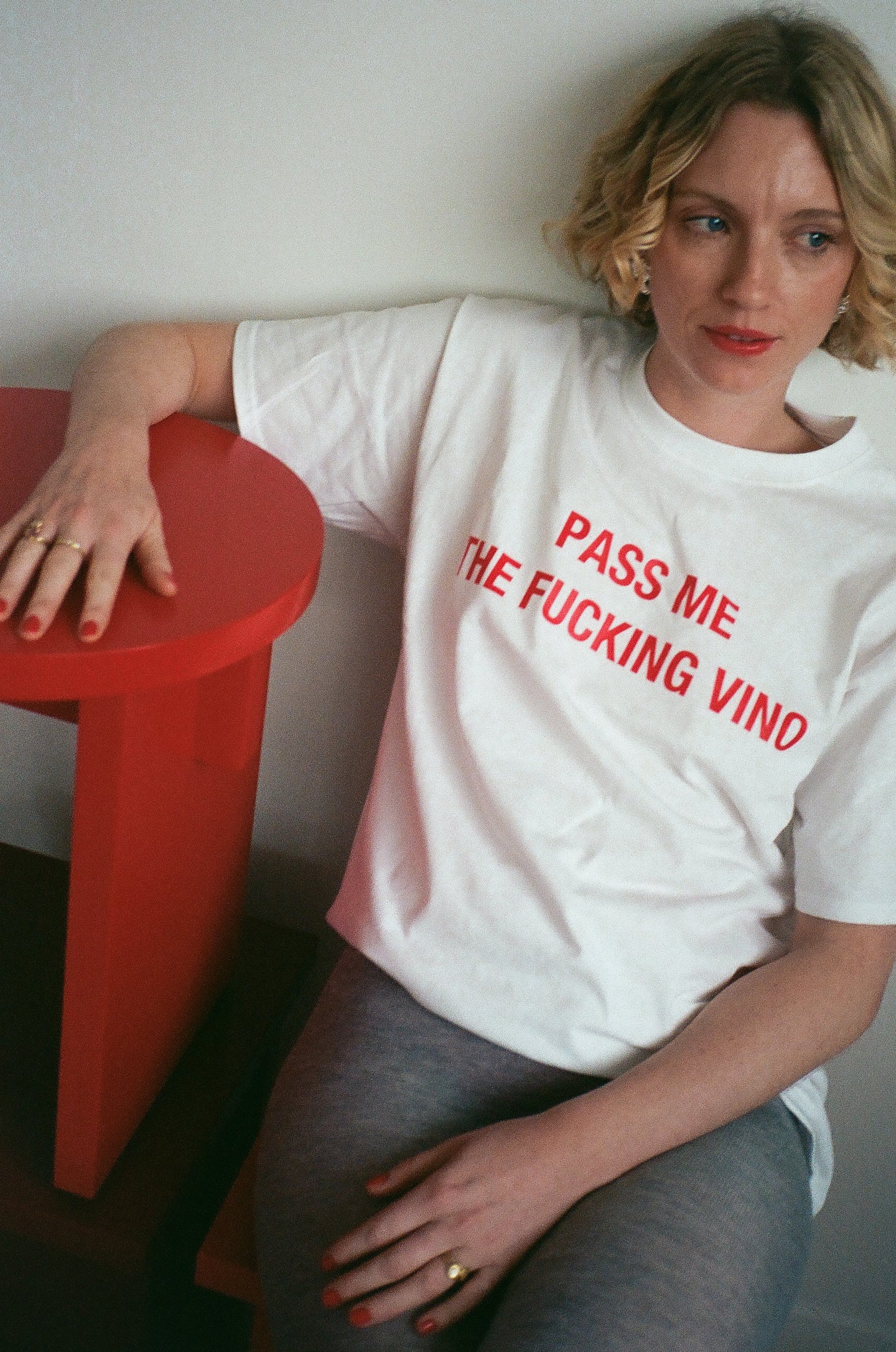 Pass Me The Fucking Vino Tee