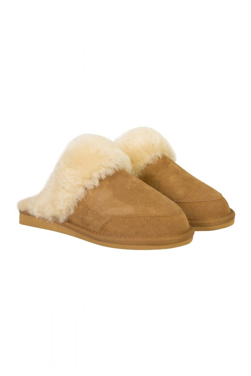 New Zealand Slippers - Cognac