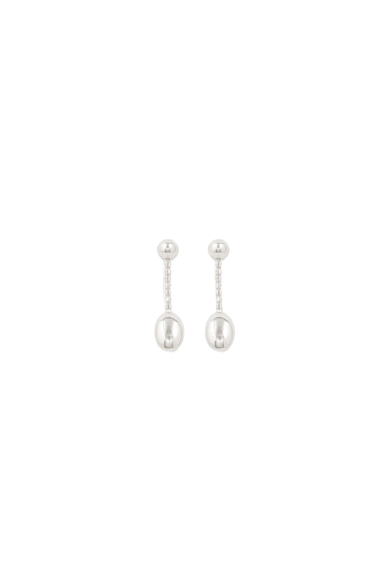 Reflection Long Earrings - Silver