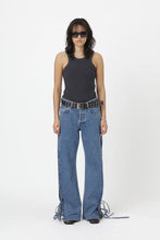 Load image into Gallery viewer, Baggy String Jeans - Mable Blue
