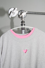 Load image into Gallery viewer, Boxy Heart tee - Grey Melange
