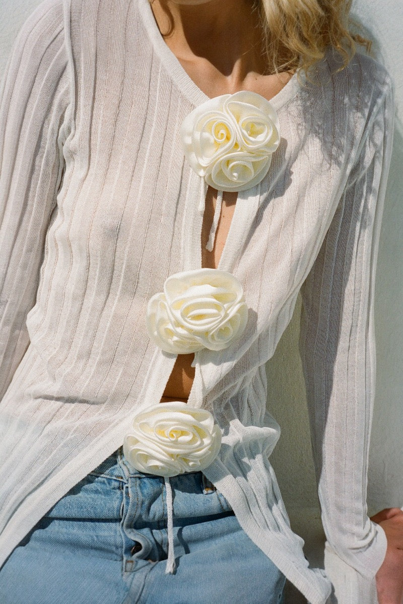 Triple Fleur - Off White