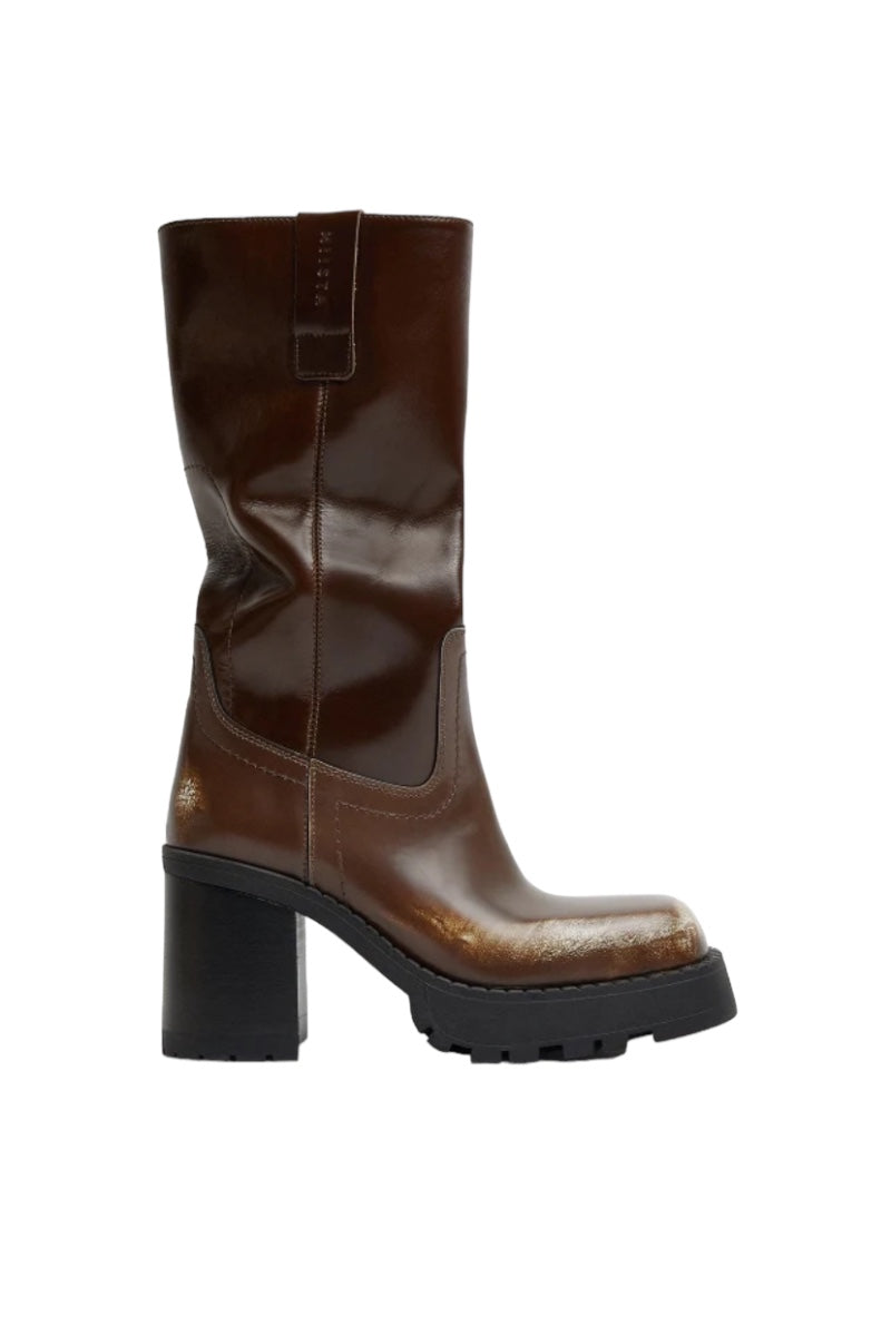 Dionira Brown Tall Boots