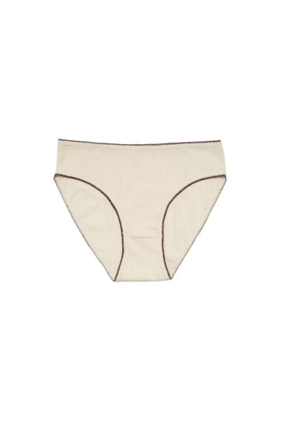 Pointelle Panties - White