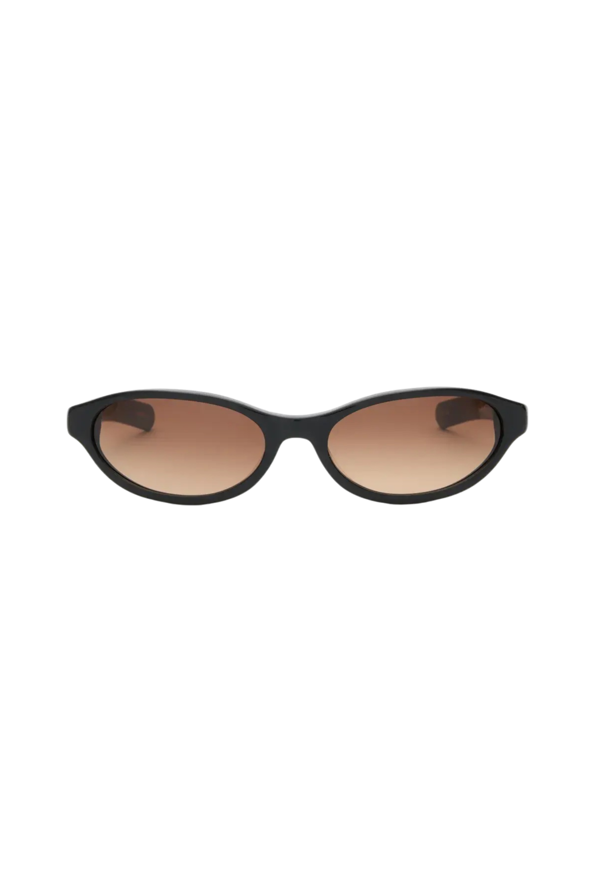 Olympia - Solid Black/Brown Gradient Lens