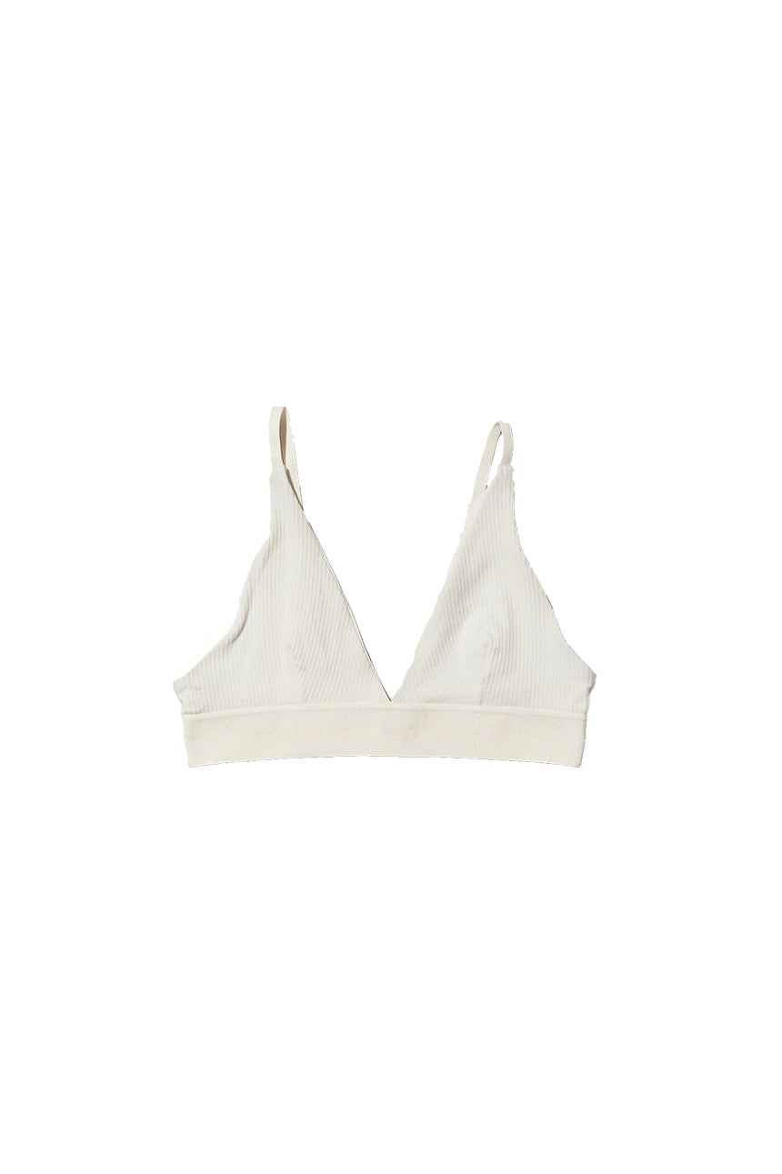 Triangle Bra Off White